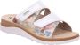 Rohde Slippers Baviera sleehak zomerschoen pantoffels met logo-embleem - Thumbnail 1