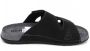 Rohde 5914 Volwassenen Heren slippers Kleur Zwart - Thumbnail 7