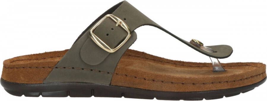 Rohde Dames Slipper 5860-61 Olijfgroen