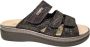 Rohde Slippers 5221 Zwart Verwisselbaar Voetbed - Thumbnail 1