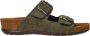 Rohde 5856 Volwassenen slippers Kleur Groen - Thumbnail 1