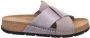 Rohde Zilveren Leren Sandaal Soave Gray Dames - Thumbnail 1