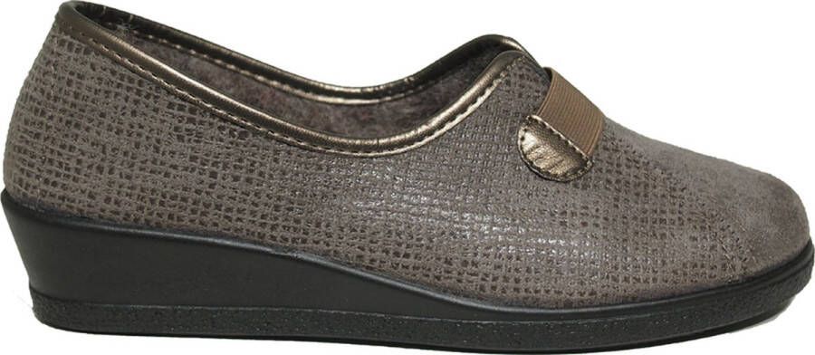 Rohde 2536-17 dames pantoffel (gesloten hiel) (7) beige