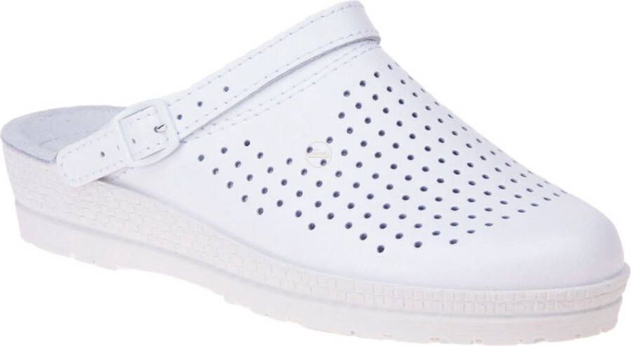 Rohde Neustadt d Clogs Dames Doctor Ziekenhuispantoffels Schoenen 1440 Wit - Foto 4