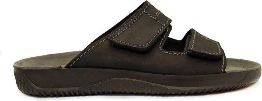 Rohde Slippers SOLTAU-H zomerschoen slippers huisschoen met klittenbandsluiting