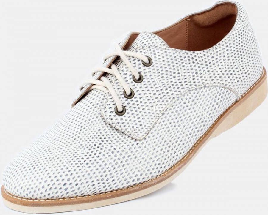 Rollie | Dames | Veterschoen | Derby Blue White Snake - Foto 2