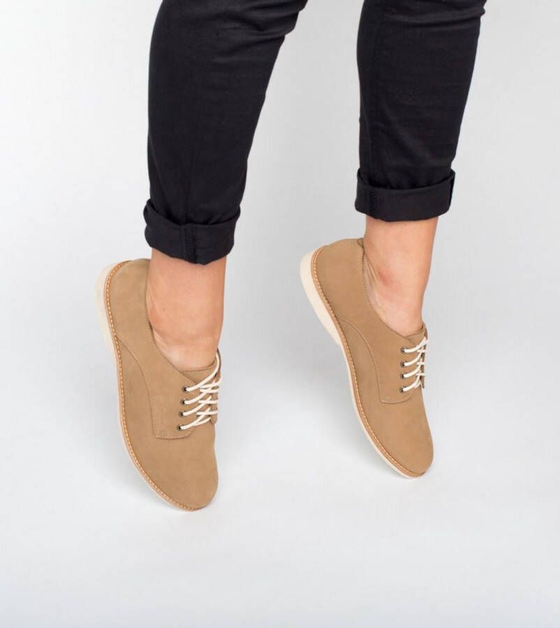 Rollie | Dames | Veterschoen | Derby Camel - Foto 2
