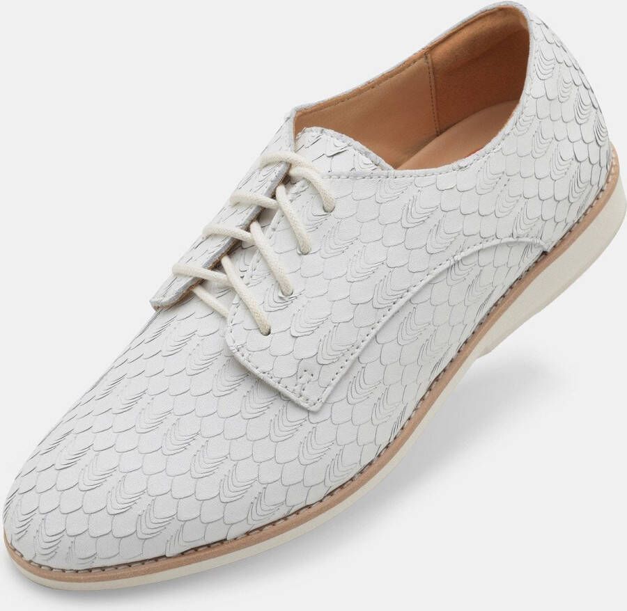 Rollie Dames veterschoen Derby Geo White - Foto 1