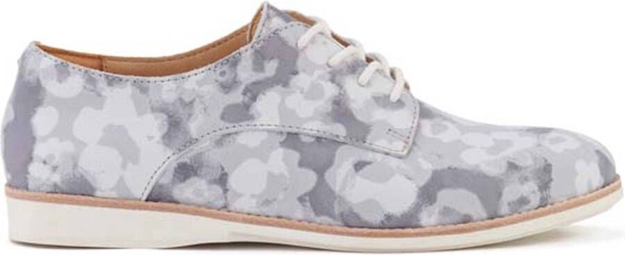 Rollie Dames Veterschoen Derby Grey Floral