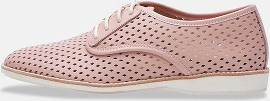 Rollie | Dames | Veterschoen | Derby Punch Chalk Pink