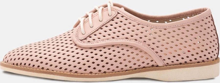 Rollie | Dames | Veterschoen | Derby Punch Chalk Pink