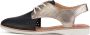 Rollie Dames Veterschoen Slingback Punch Black Gold Etched - Thumbnail 1