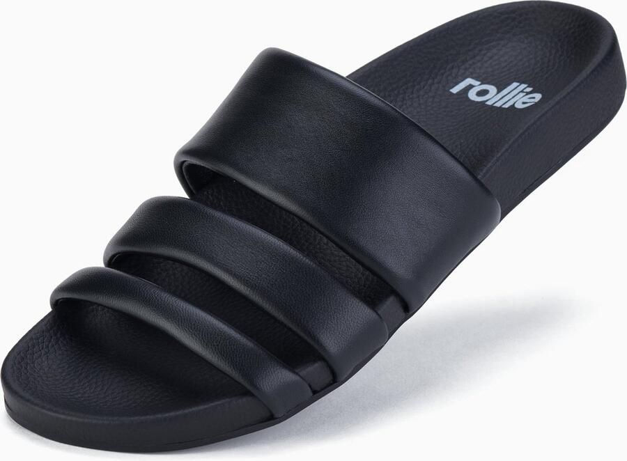 Rollie | Dames | Slippers | Tide Triple Strap Black - Foto 6