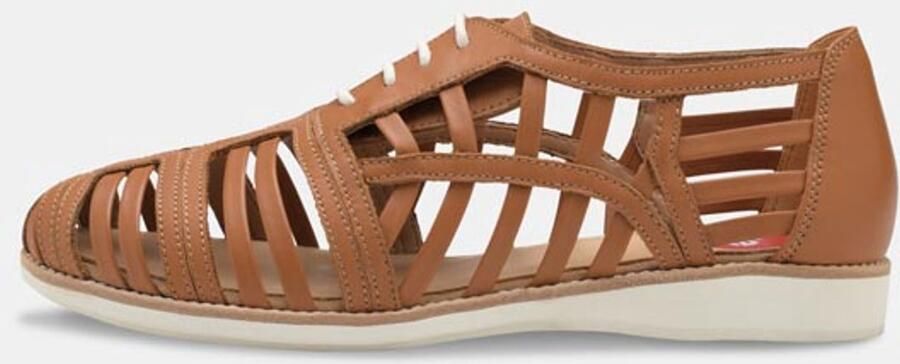 Rollie Dames Veterschoen Derby Cage Tan