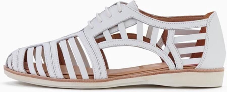 Rollie Dames Veterschoen Sidecut Cage White