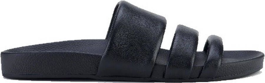 Rollie Tide Triple Strap slippers zwart - Foto 1