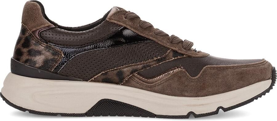 Rolling Soft Gabor ROLLINGSOFT DAMES SNEAKERS BRUIN 0103.01.013 N.NAVA VEL PERL K. MOCCA MULBERRY K