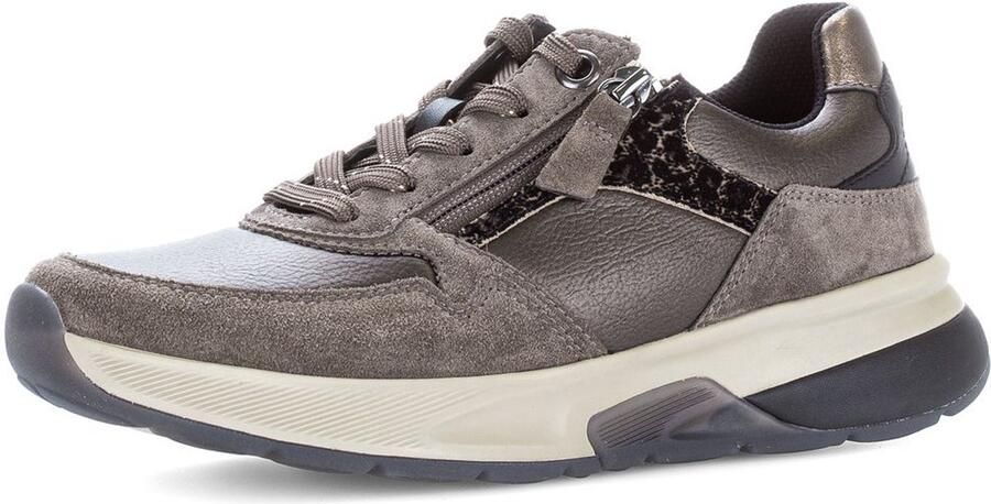 Rollingsoft by Gabor dames veterschoenen brons