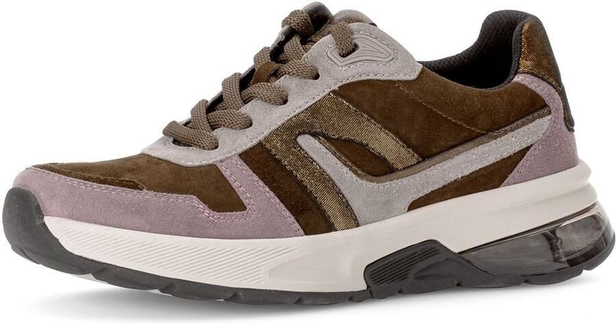 Rollingsoft by Gabor dames veterschoenen bruin