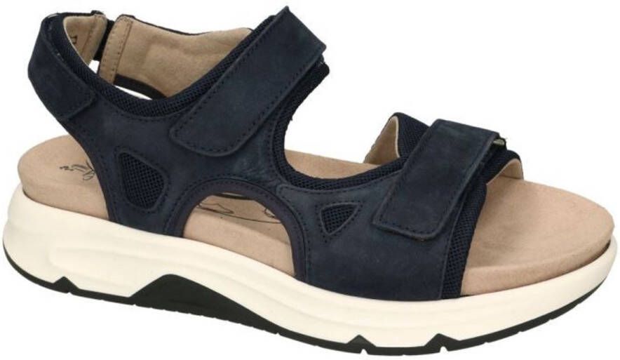 Rollingsoft -Dames blauw donker sandalen
