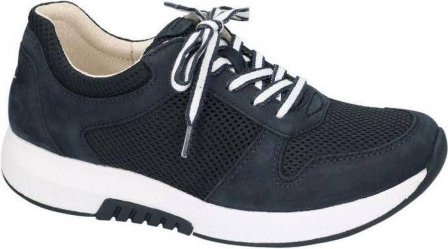 Rollingsoft -Dames blauw donker sneaker-sportief