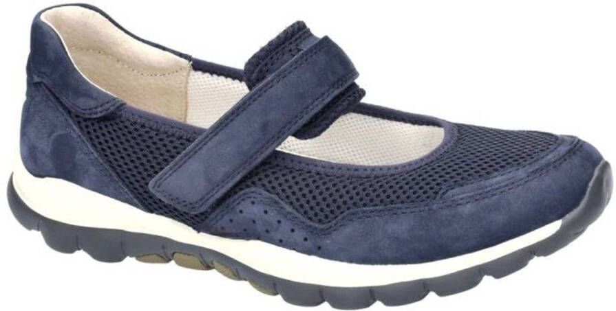 Gabor Rollingsoft Ballerina's met riempje klittenbandschoen vrijetijdsschoen comfortabele schoen met klittenband
