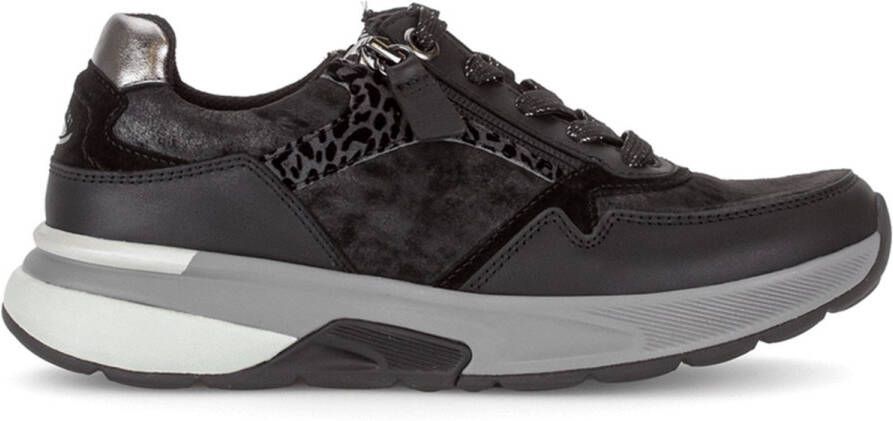 Rollingsoft -Dames zwart sneakers