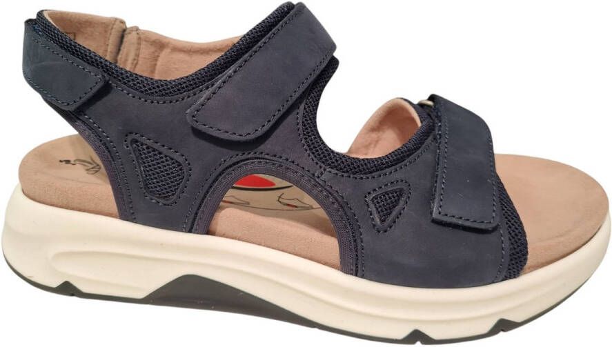 Rollingsoft Gabor 46.889.36 Blauwe Rolling Soft sandalen wijdte G