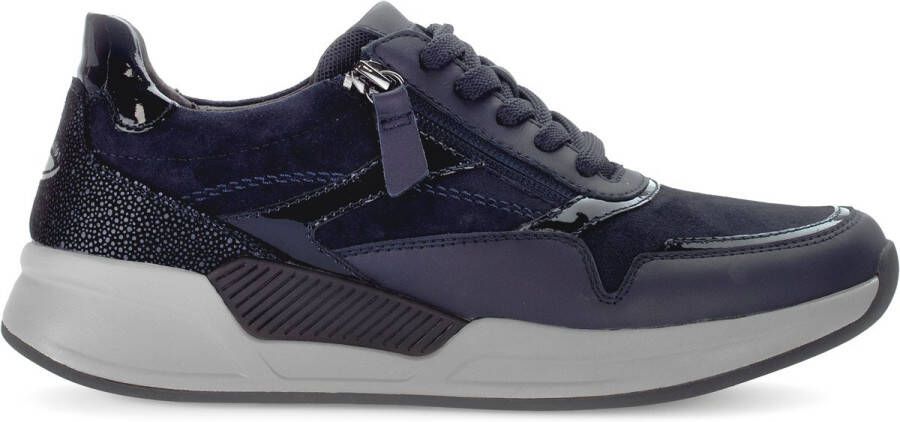 Rollingsoft Gabor ROLLINGSOFT DAMES SNEAKERS DK.BLAUW 76.957.46 SA FOULARD LACK DARK-BLUE