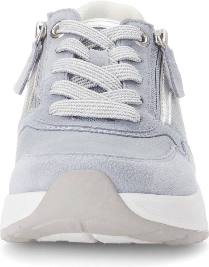 Rollingsoft Gabor Sneaker 66.847.36 Licht Blauw Leer Combi