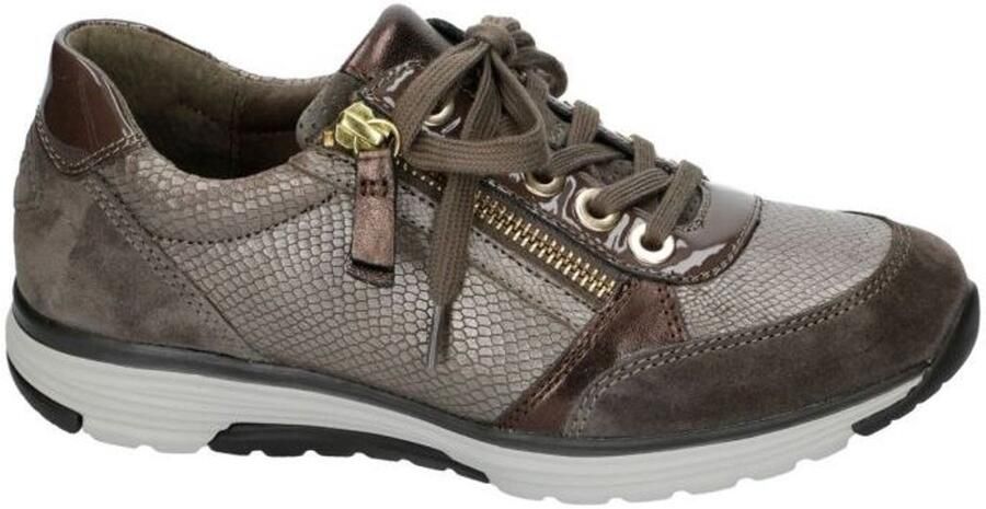 Rollingsoft -Dames taupe sneakers