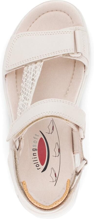 Gabor Rollingsoft Sandalen beige Leer