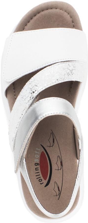 Gabor Rollingsoft Sandaal Wit