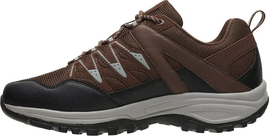 Roly Chocolade tracking sportschoen met streepje model Megos