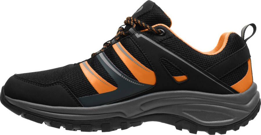 Roly Zwart met Fluor Oranje tracking sportschoen waterproof Marc