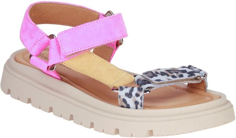 Romagnoli Sandaal Roze-Leopard