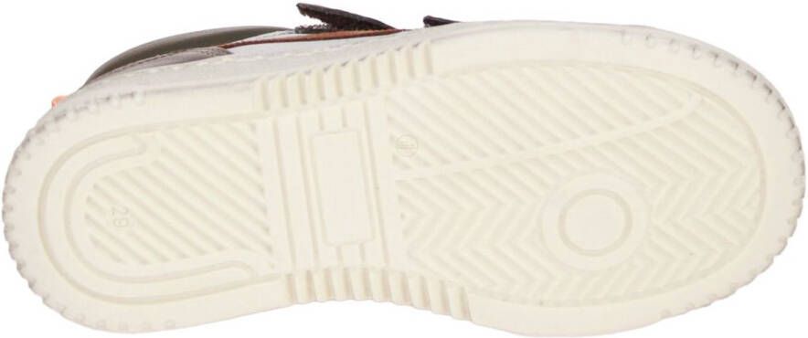Romagnoli Velcroschoen Kaki-Bruin