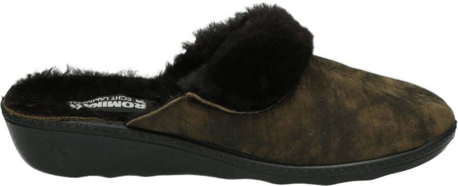 Romika ROMILASTIC 306 Volwassenen Dames pantoffels Kleur: Bruin