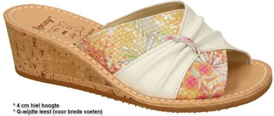 Ronny -Dames combinatie kleuren slippers & muiltje