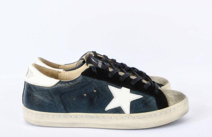 Rossati Model 1078 Sneakers Sneakers Blauw Ster