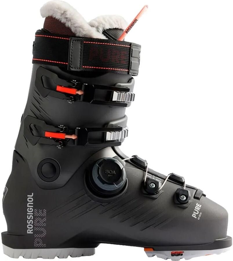 Rossignol Pure 85 Boa Gw Alpineskischoenen Voor Dames Zwart 25.0 Vrouw