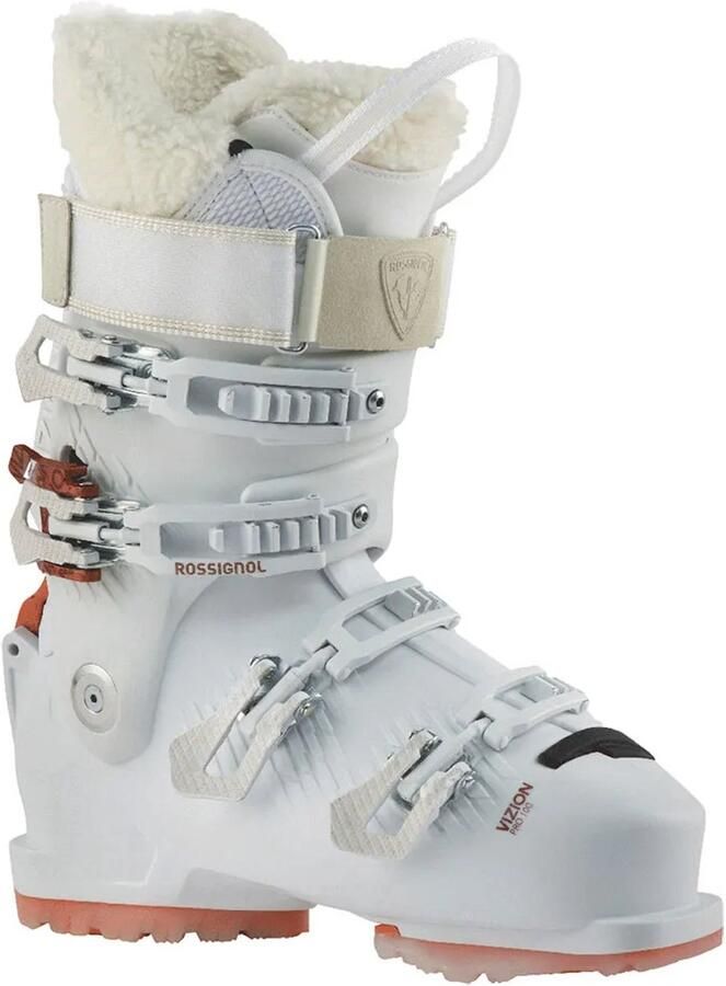 Rossignol Vizion 4b Pro 100 W Gw Alpineskischoenen Voor Dames Wit 23.0 Vrouw