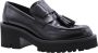 Rotta Klassieke Mocassin Schoenen Thirteen Black Dames - Thumbnail 1