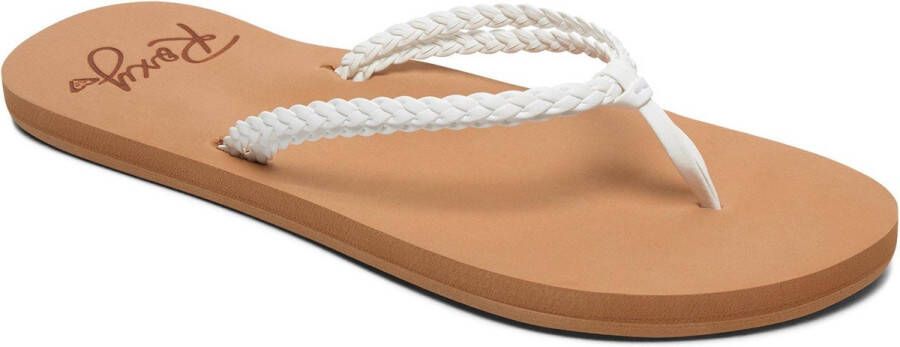 Roxy Costas Dames Slippers White