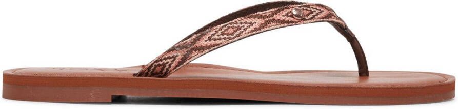 Roxy Janel Dames Slippers Chocolate