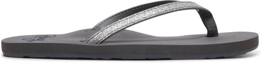 Roxy Napili II Dames Slippers Charcoal