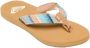 Roxy Women's Porto Raffia II Sandalen oranje - Thumbnail 1