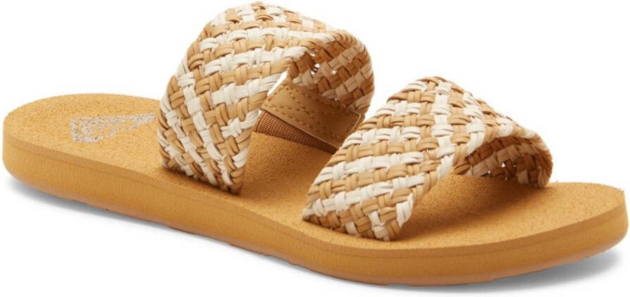 Roxy Porto Slide Ii Sandalen Goud Vrouw