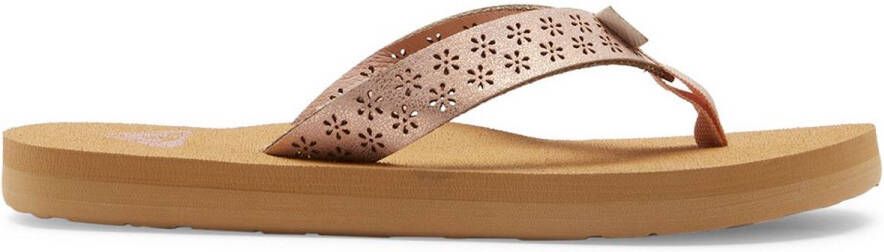 Roxy Rg Porto Motif Slippers Roze 1 2 Meisjes
