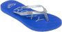 Roxy Rg Viva Sparkle Slippers Blauw Meisjes - Thumbnail 1